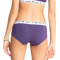 Lot de 2 boxers fille Coton Ultra Doux violet