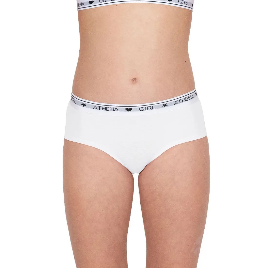Lot de 2 boxers fille Coton Ultra Doux violet