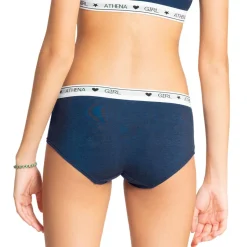 Lot de 2 boxers fille Coton Ultra Doux Athena Fille gris