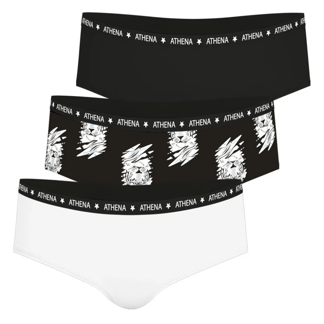 Lot de 3 boxers fille Ecopack Girl Mode