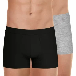 Lot de 2 boxers Fusion gris en coton pour homme