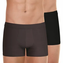 Lot de 2 boxers Fusion noir en coton pour homme