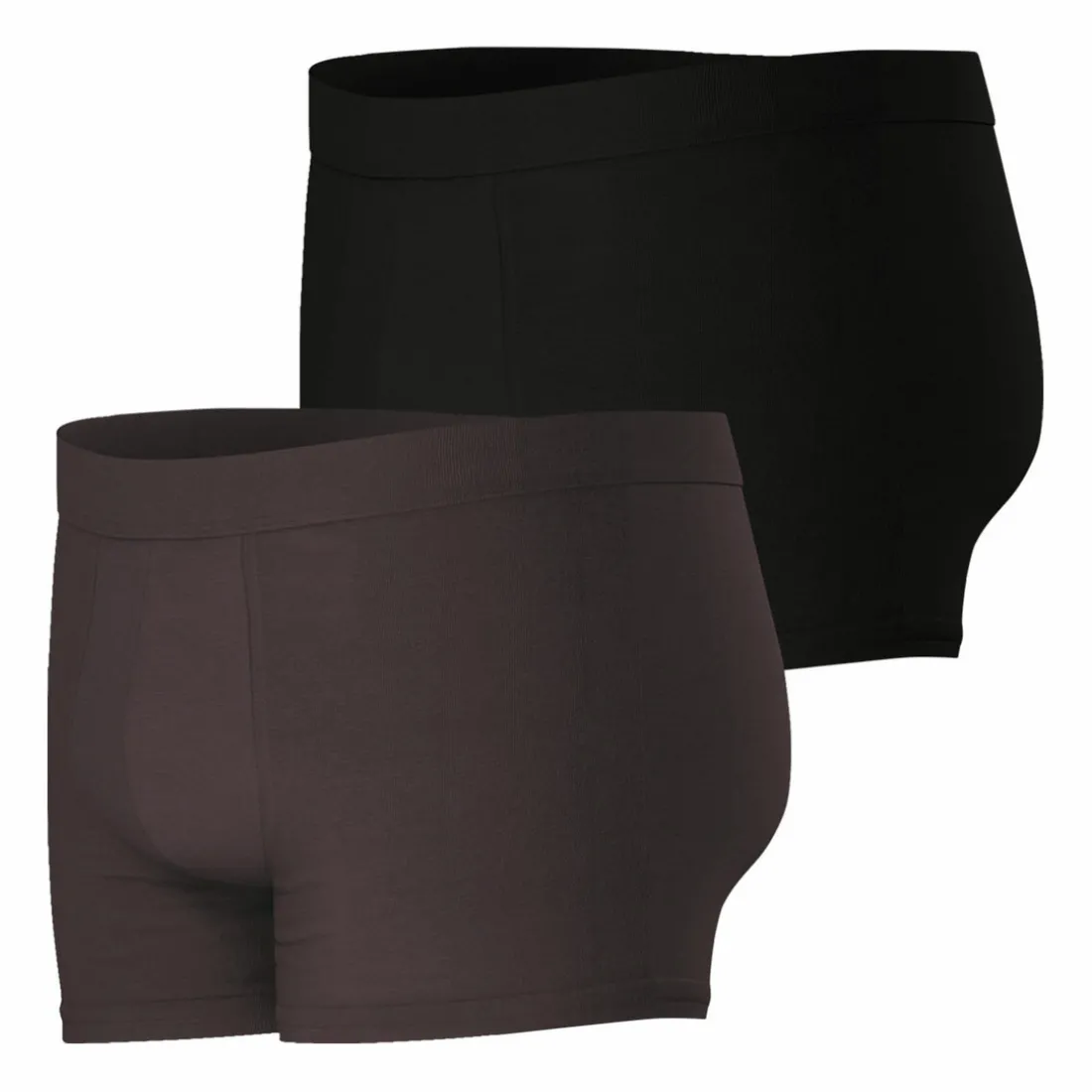 Lot de 2 boxers Fusion noir en coton pour homme