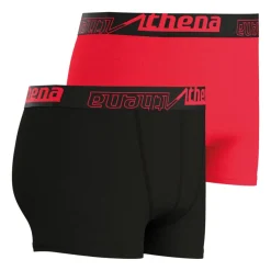 Lot de 2 boxers garçon Ecopack Athena multicolore