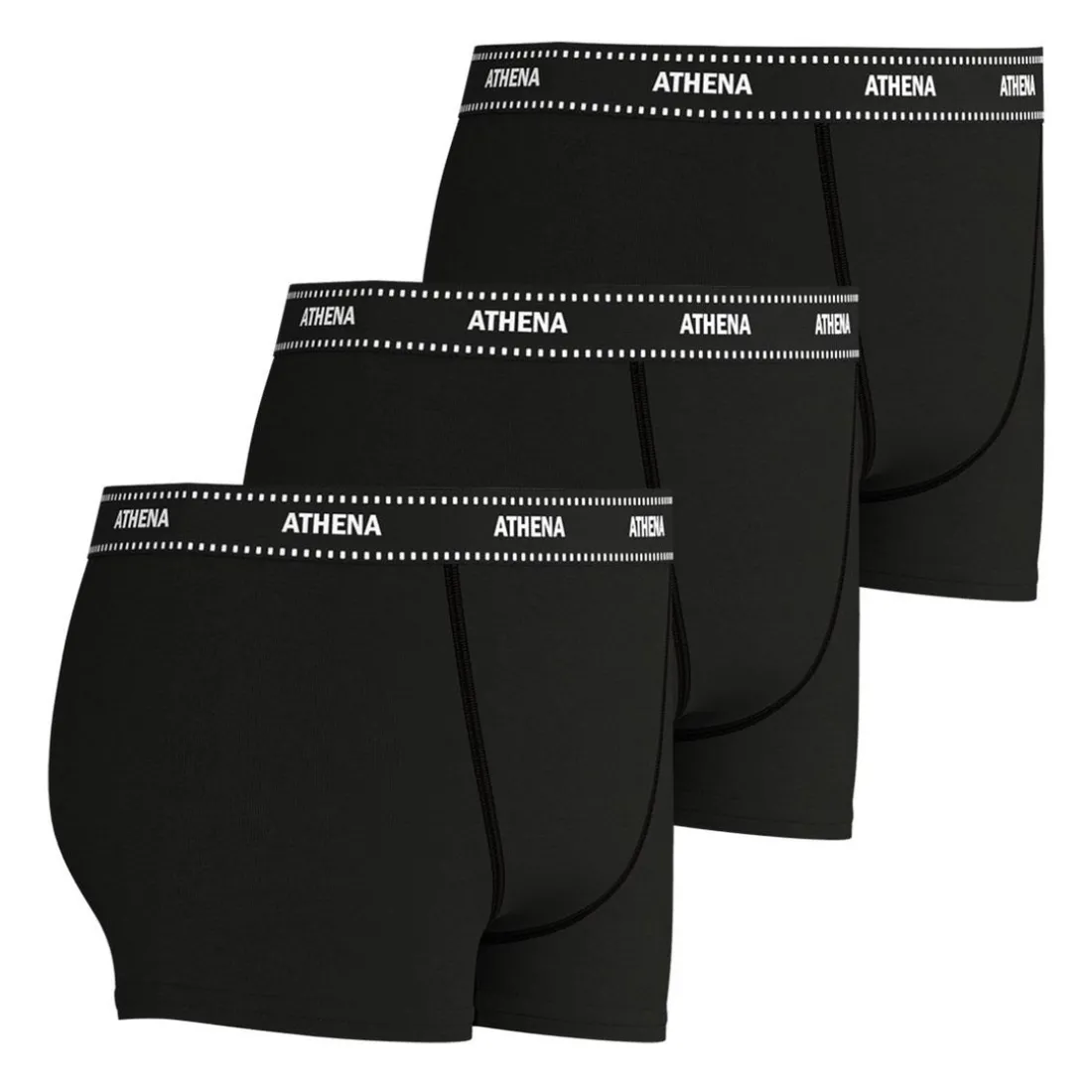 Lot de 3 boxers garçon My Petit Prix noir en coton
