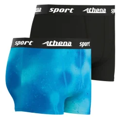Lot de 2 boxers garçon Sport Athena noir