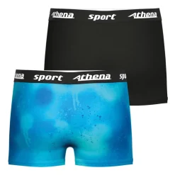 Lot de 2 boxers garçon Sport Athena noir