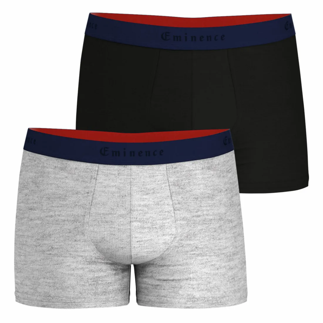 Lot de 2 boxers gris Fait en France pour homme