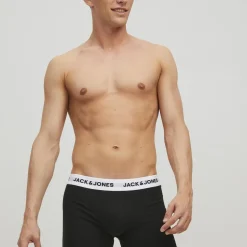 Lot de 3 Boxers Homme - Trunks Noir en coton Greg