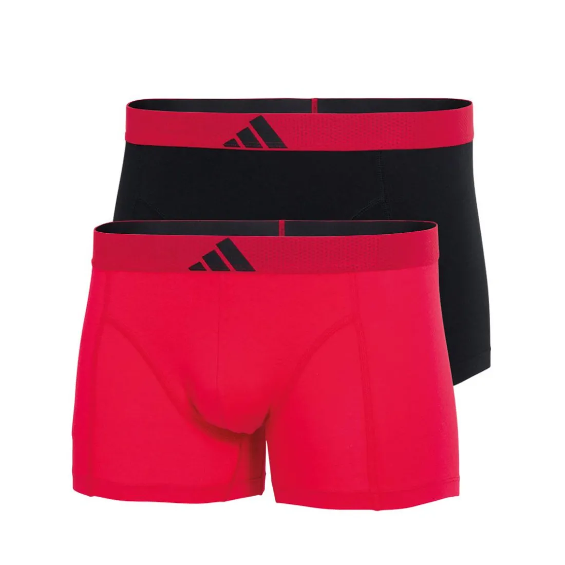 Lot de 2 boxers homme Active Flex Cotton Body Adidasport rouge en coton