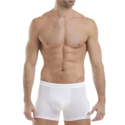 Lot de 3 boxers homme Active Flex Coton 3 Stripes Adidas blanc