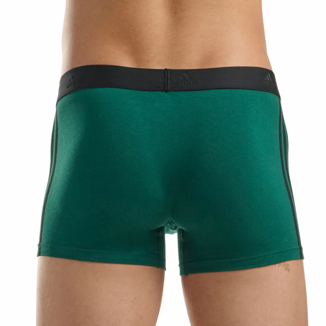 Lot de 3 boxers homme Active Flex Coton 3 Stripes Adidas vert