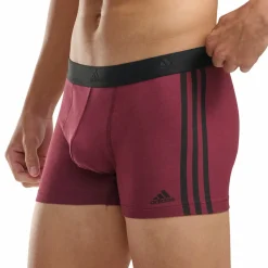 Lot de 3 boxers homme Active Flex Coton 3 Stripes Adidas vert