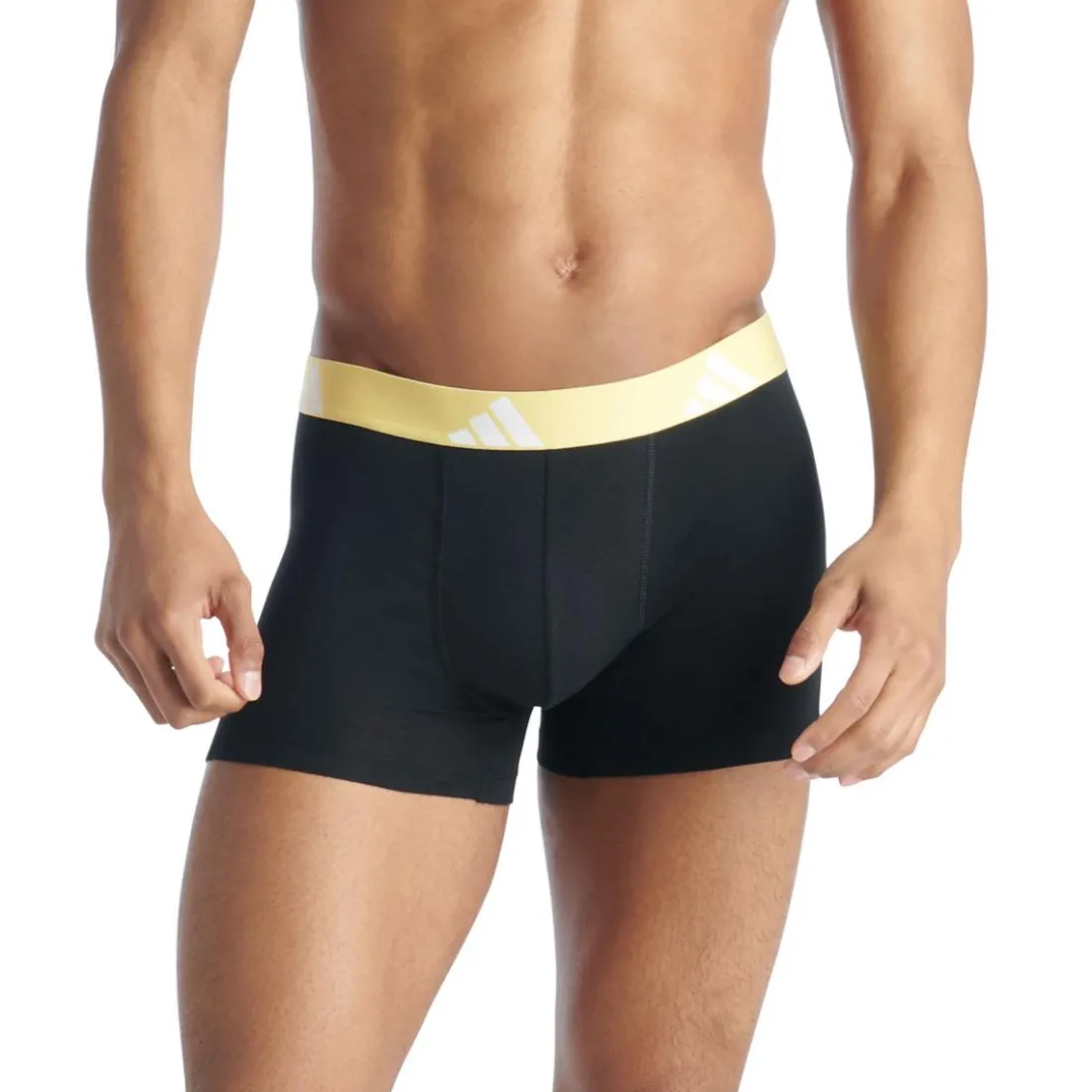 Lot de 3 boxers homme Active Flex Cotton Adidasport jaune en coton
