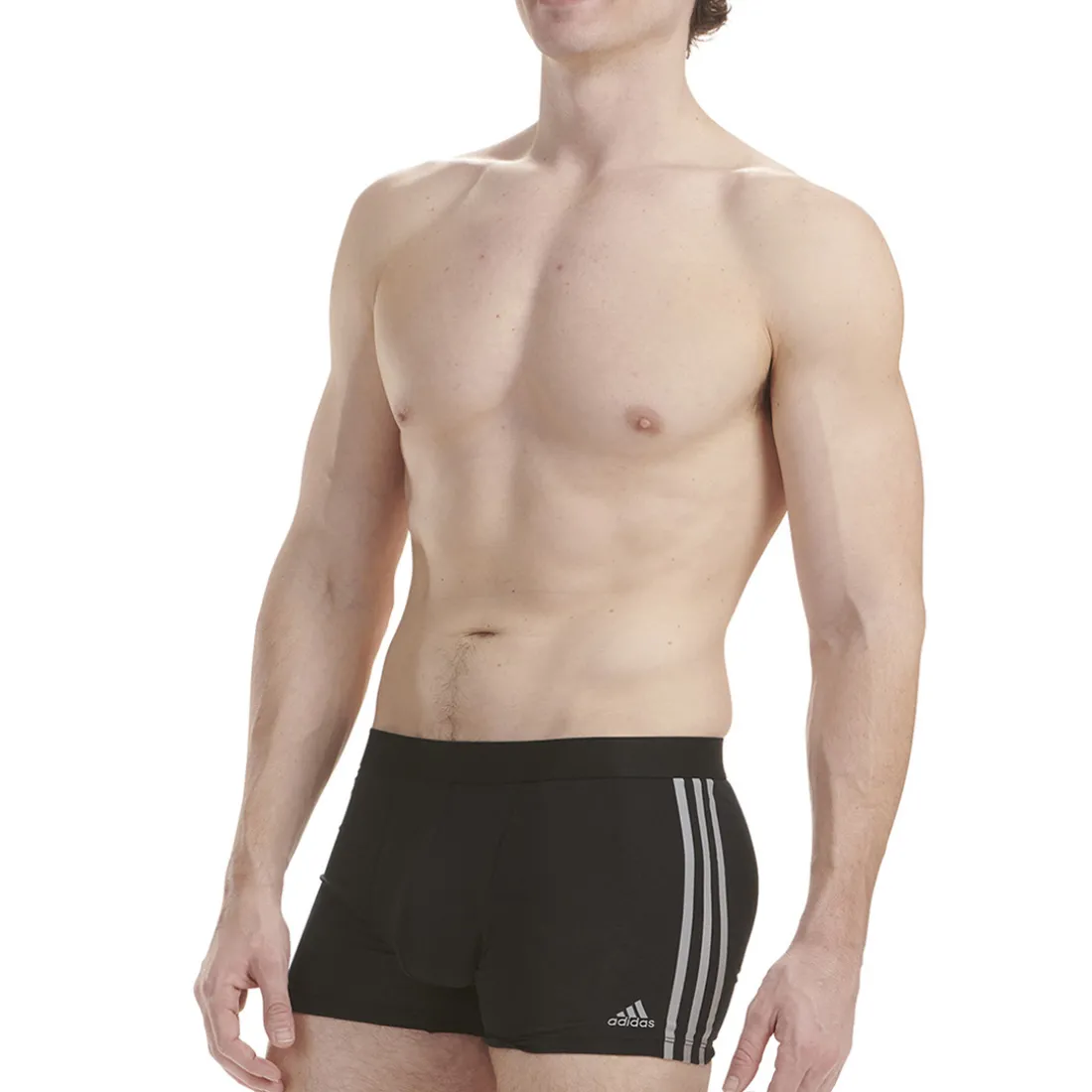 Lot de 3 boxers homme Active Flex Coton 3 Stripes Adidas noir