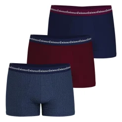Lot de 3 boxers homme Business Print Eminence bleu en coton