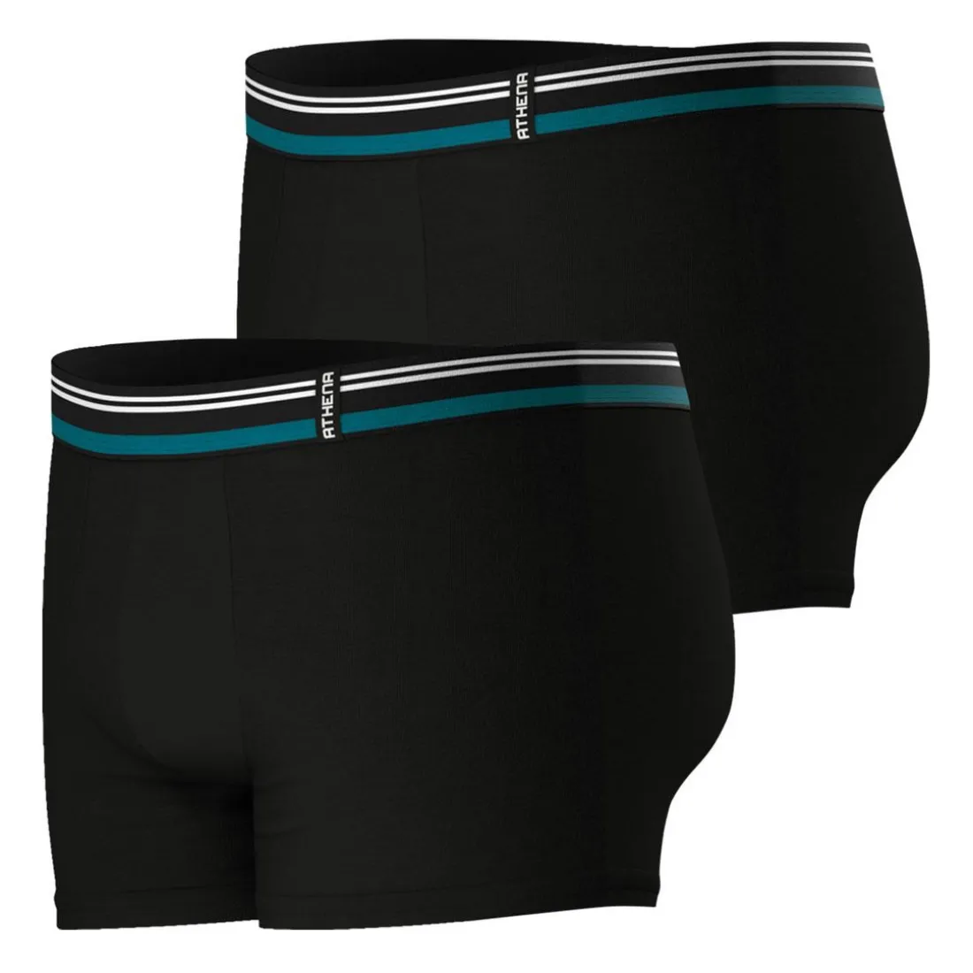 Lot de 2 boxers homme Duo Eco Noir DUO ECO en coton
