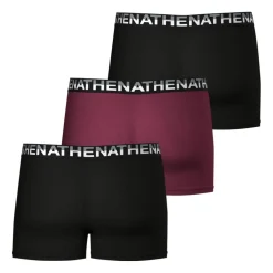 Lot de 3 boxers homme Eco Pack Athena noir en coton multicolore