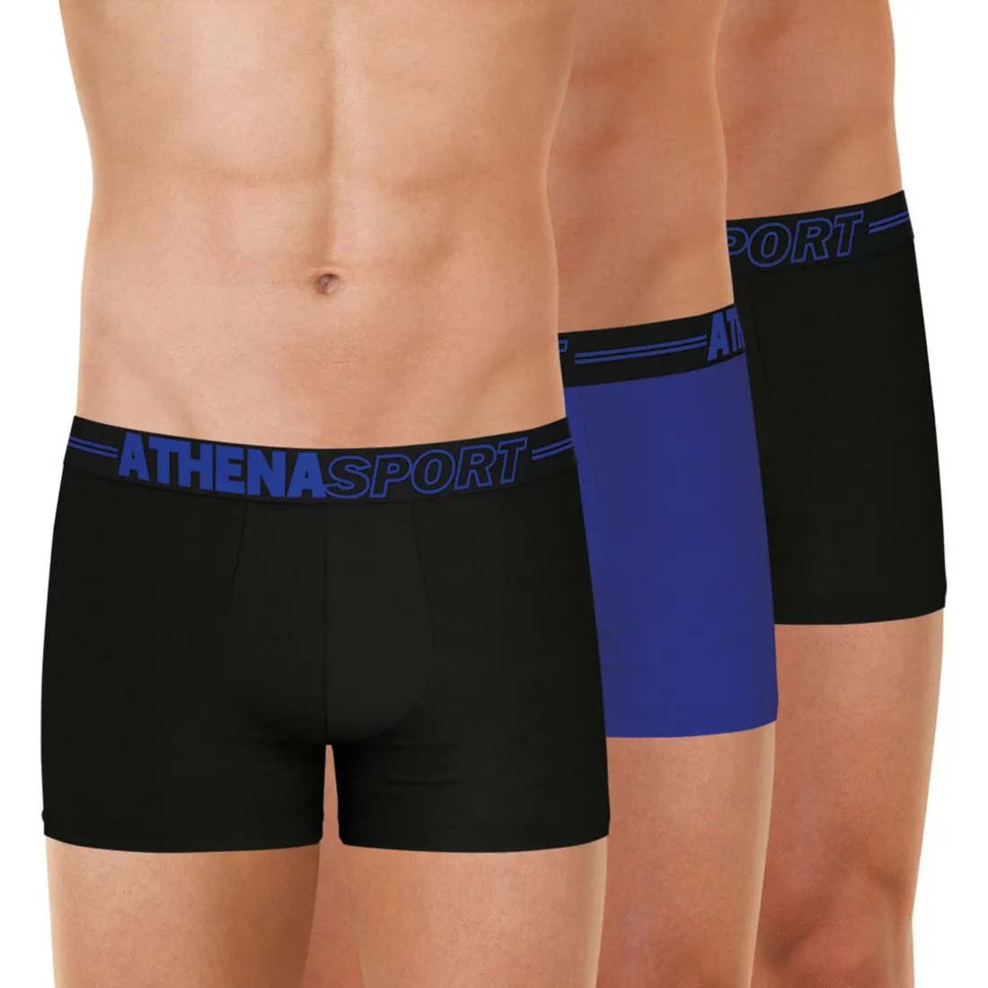 Lot de 3 boxers homme Ecopack Bleu