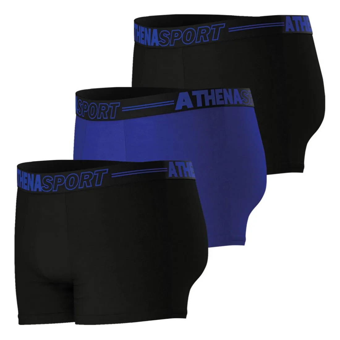 Lot de 3 boxers homme Ecopack Bleu