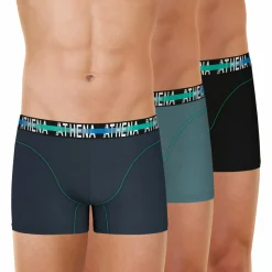 Lot de 3 boxers homme Endurance 24h Gris en coton