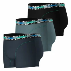 Lot de 3 boxers homme Endurance 24h Gris en coton