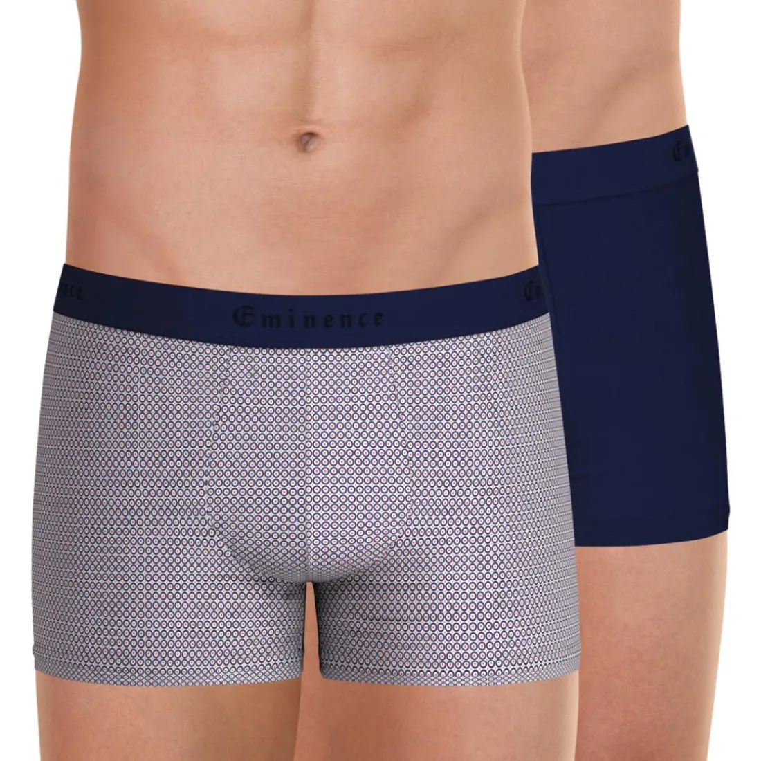 Lot de 2 boxers homme Fait en France Eminence multicolore