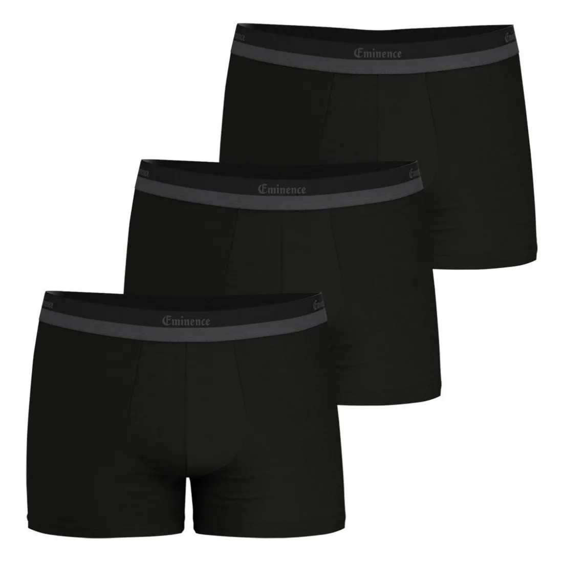 Lot de 3 boxers homme Studio Noir en coton