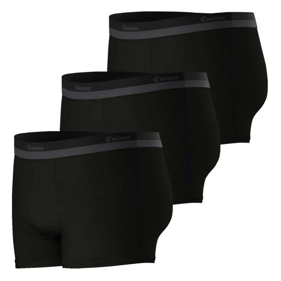 Lot de 3 boxers homme Studio Noir en coton