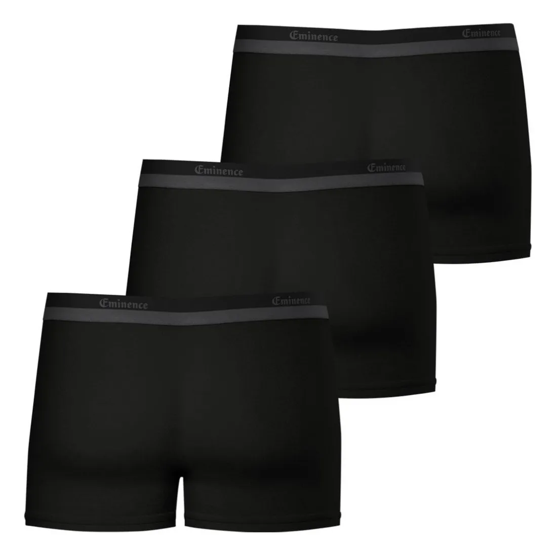 Lot de 3 boxers homme Studio Noir en coton