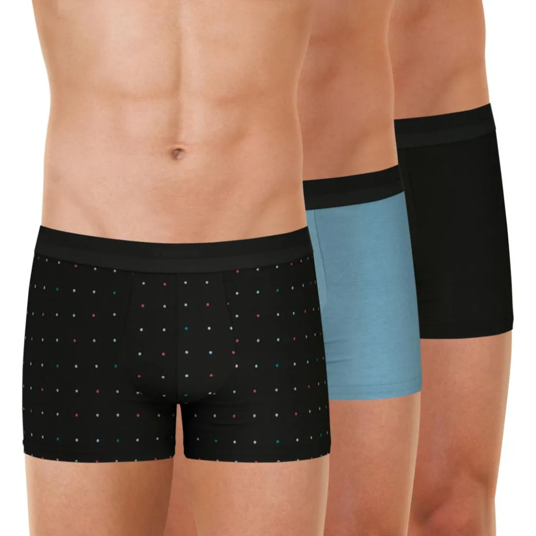 Lot de 3 boxers homme Studio Eminence noir en coton