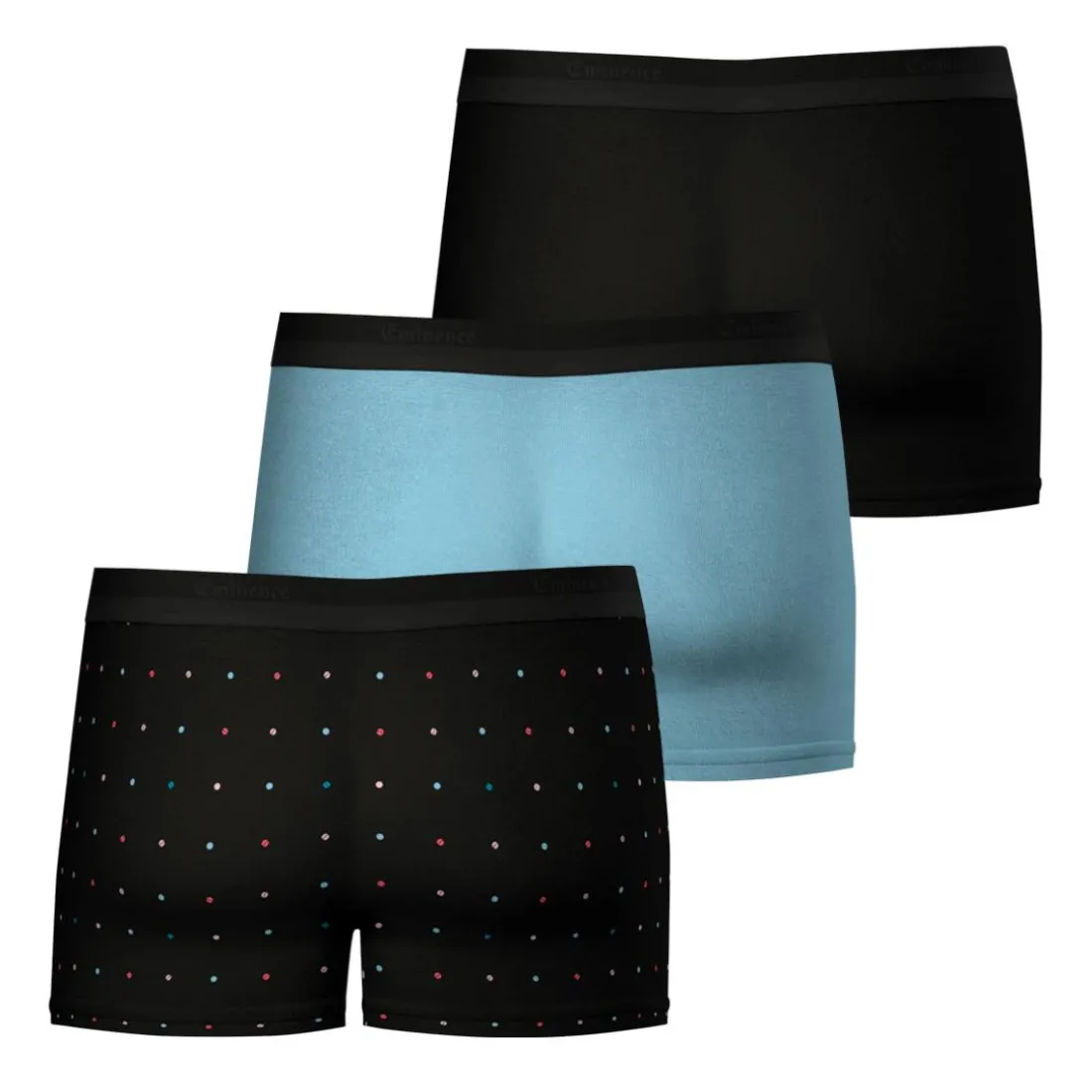 Lot de 3 boxers homme Studio Eminence noir en coton