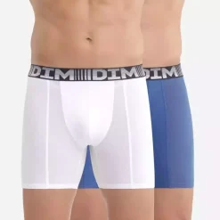 Lot de 2 boxers longs - 3D FLEX AIR X2 Dim Homme en coton