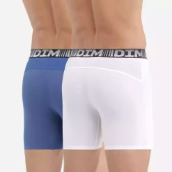 Lot de 2 boxers longs - 3D FLEX AIR X2 Dim Homme en coton