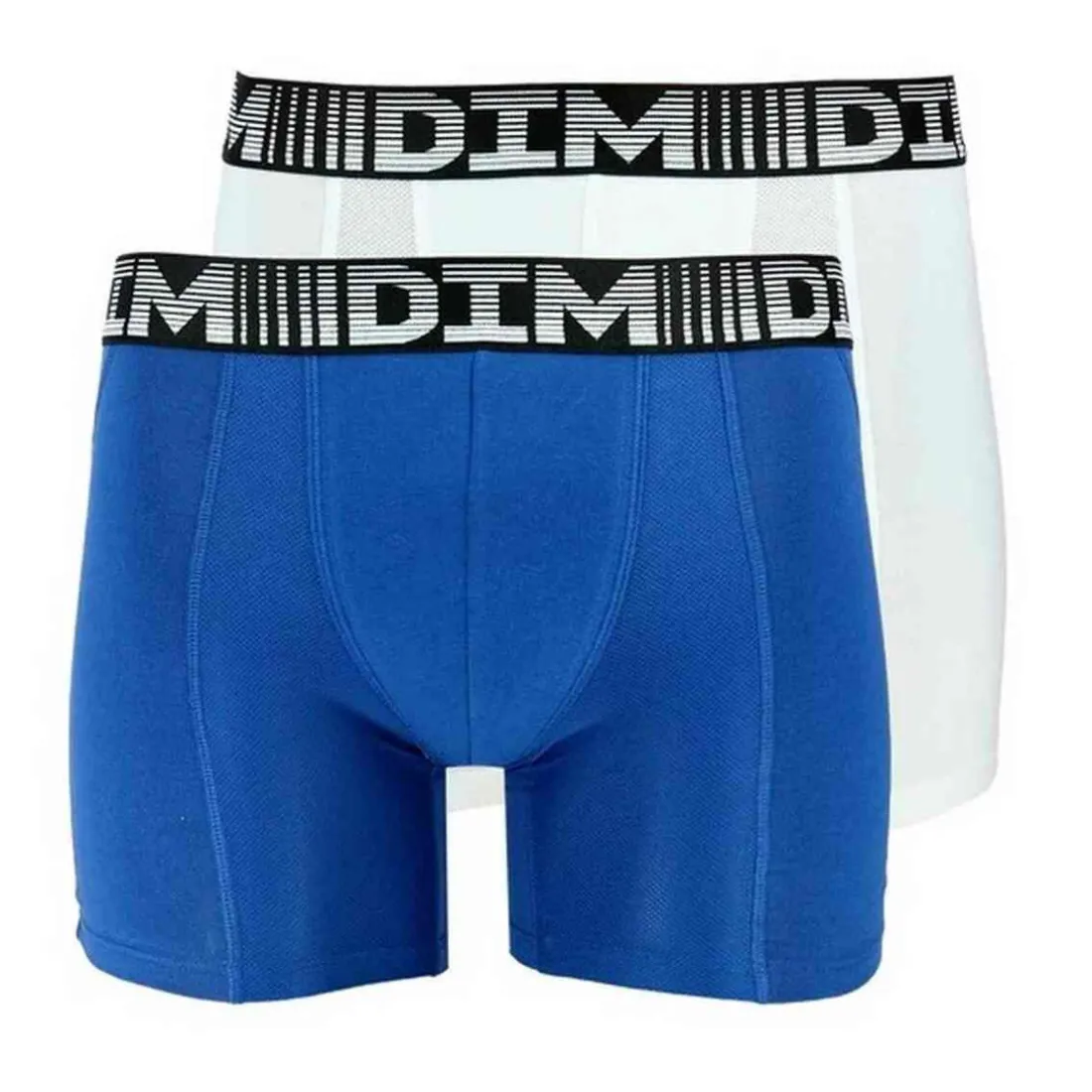 Lot de 2 boxers longs - 3D FLEX AIR X2 Dim Homme en coton