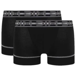 Lot de 2 Boxers Noir - 3D FLEX STAY AND FIT X2 Dim Homme en coton