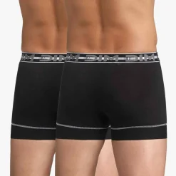 Lot de 2 Boxers Noir - 3D FLEX STAY AND FIT X2 Dim Homme en coton