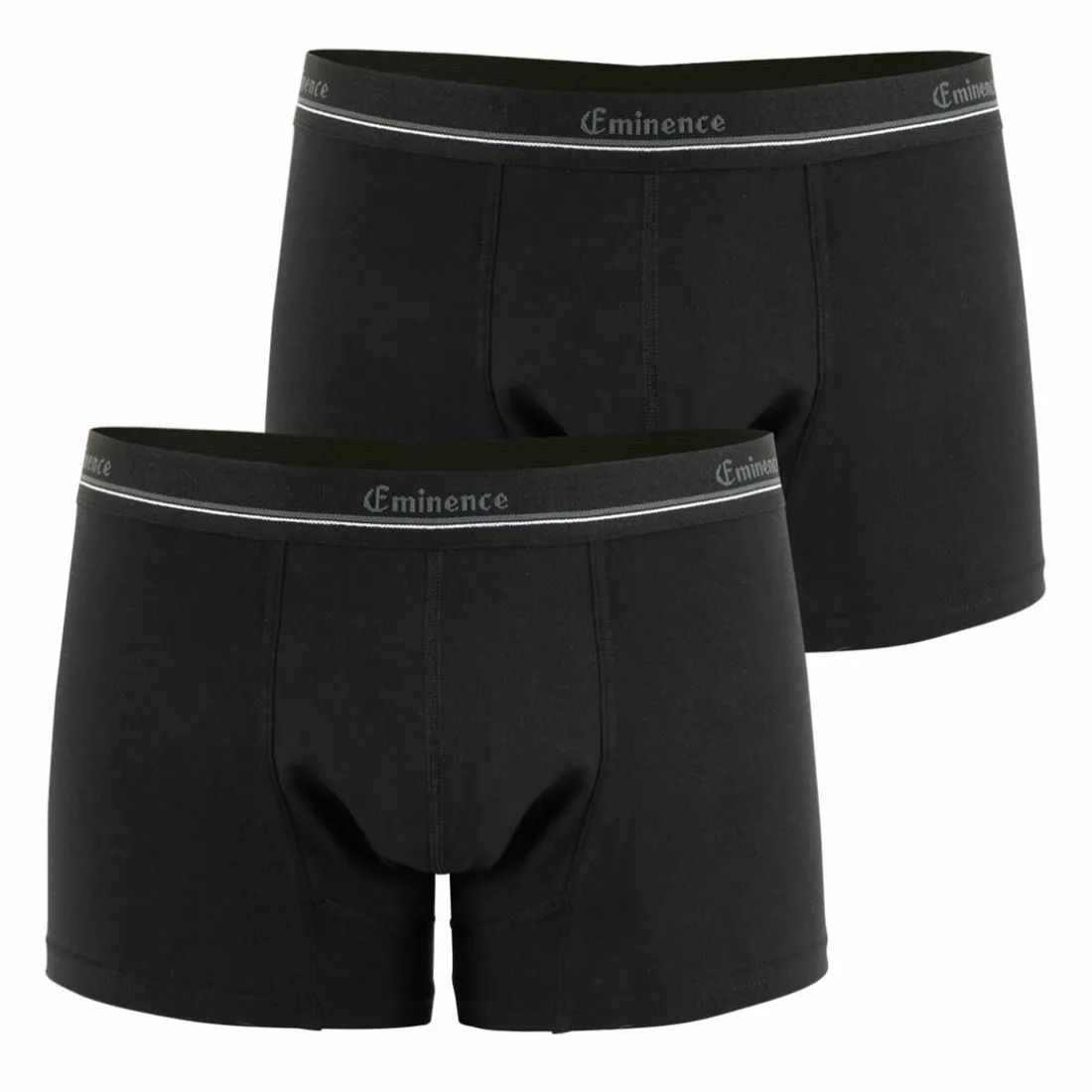 Lot de 2 boxers pour fuites urinaires Homme Sérénité Heritage noir en coton