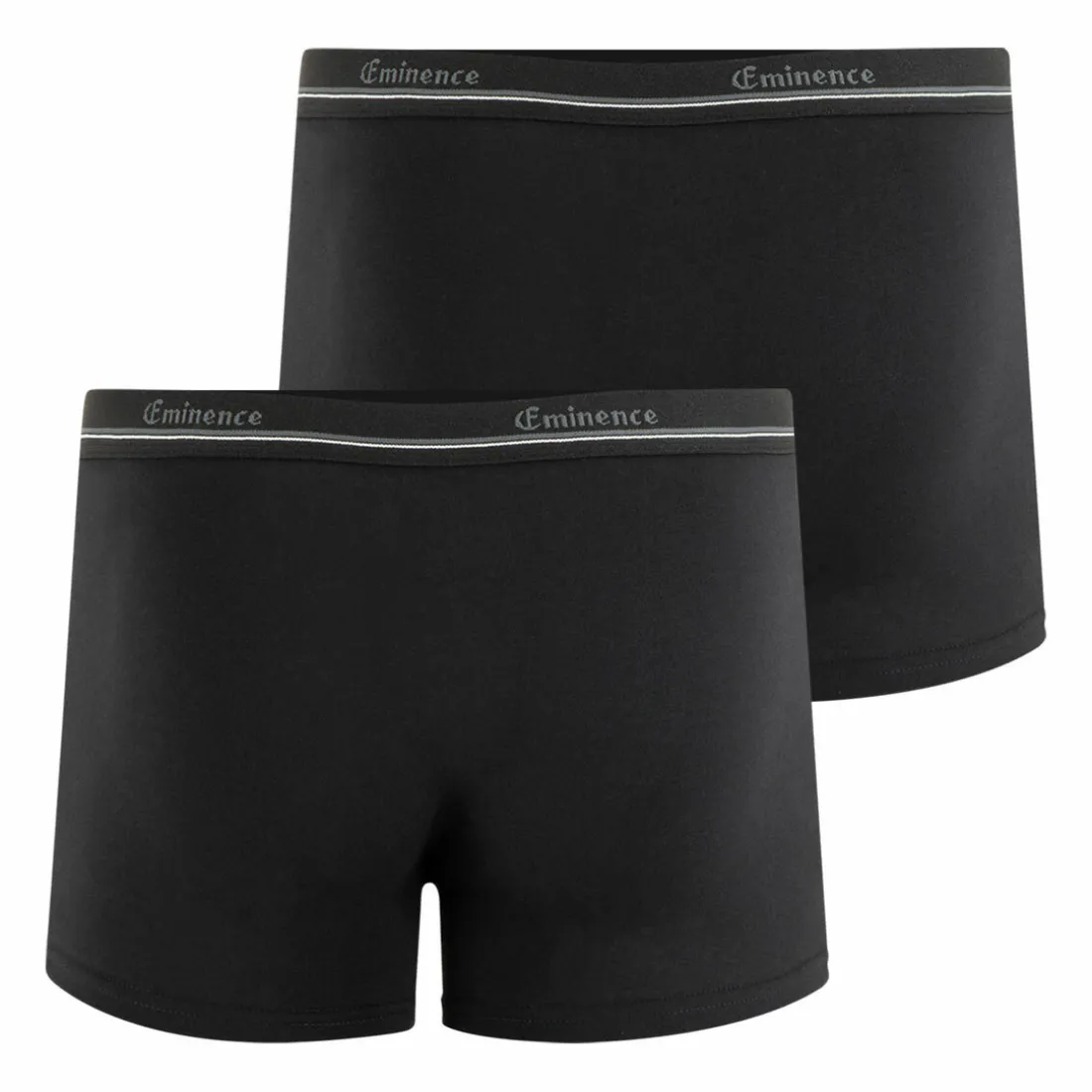 Lot de 2 boxers pour fuites urinaires Homme Sérénité Heritage noir en coton