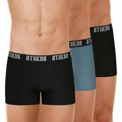Lot de 3 boxers pour homme Ecopack noir en coton