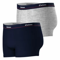 Lot de 2 boxers Swing édition Anniversaire bleu en coton pour homme