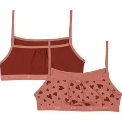 LOT DE 2 BRASSIERES EN COTON STRETCH