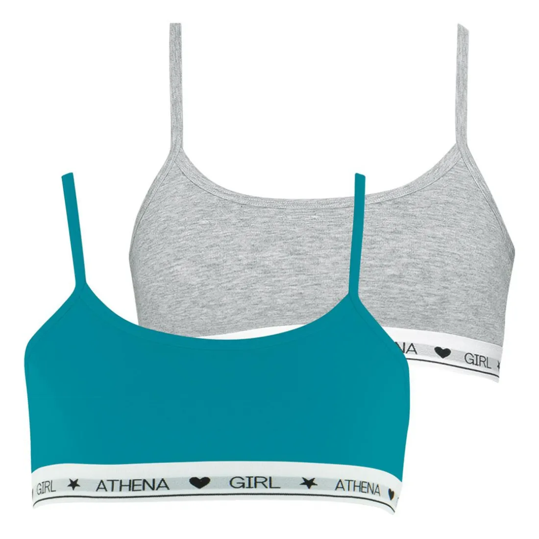 Lot de 2 brassières Coton Ultra Doux by Fille