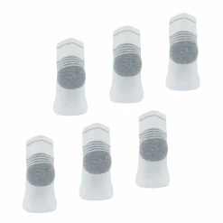 Lot de 6 paires de chaussettes basses homme Access Wilson Blanc
