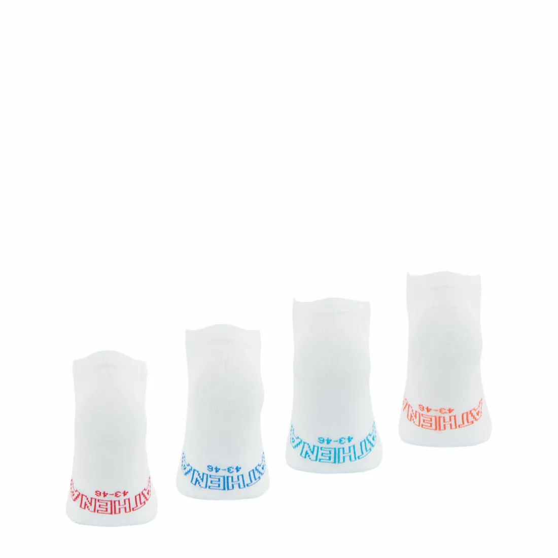 Lot de 4 paires de socquettes - Blanc en coton