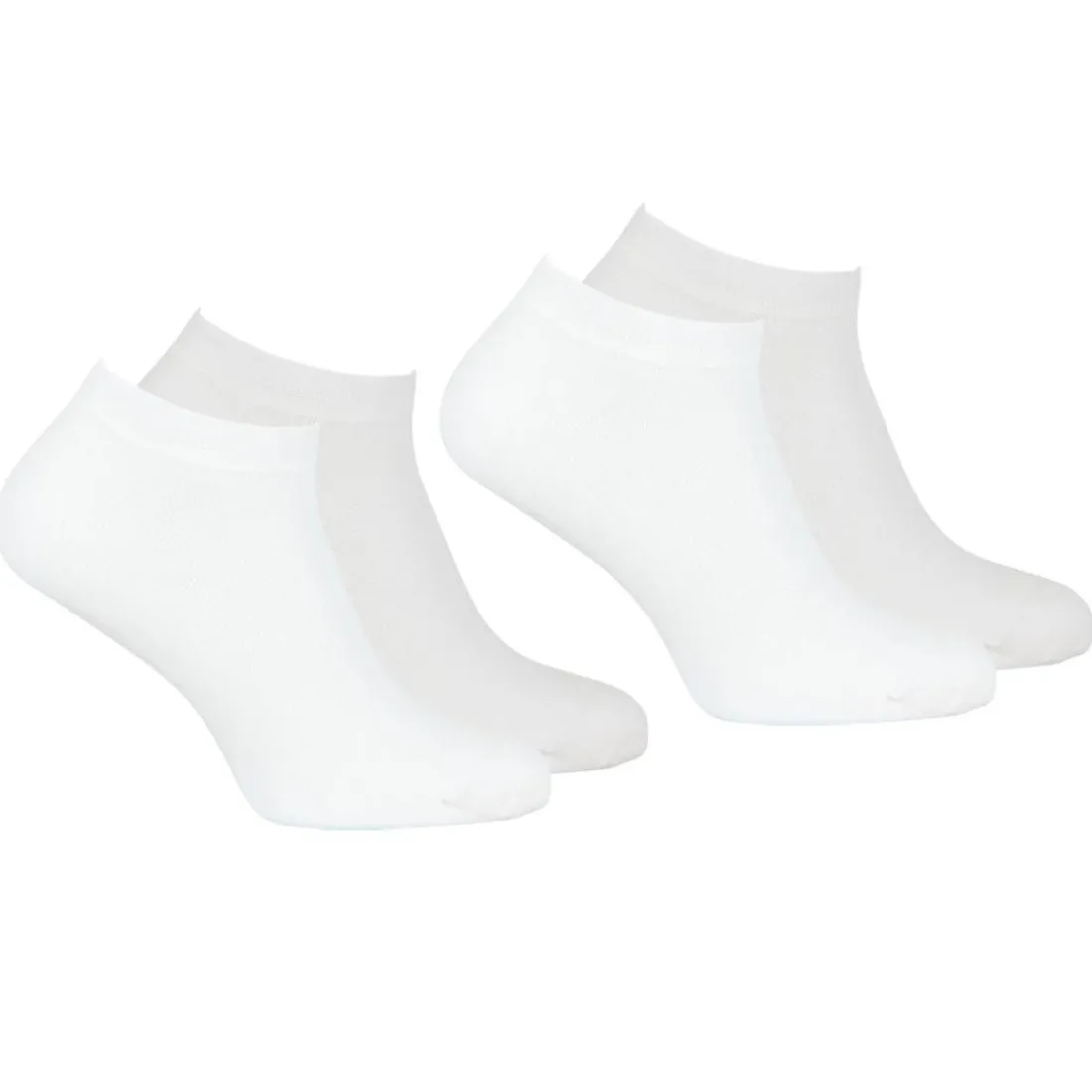 Lot de 2 paires de socquettes homme Coton Peigné Eminence blanc