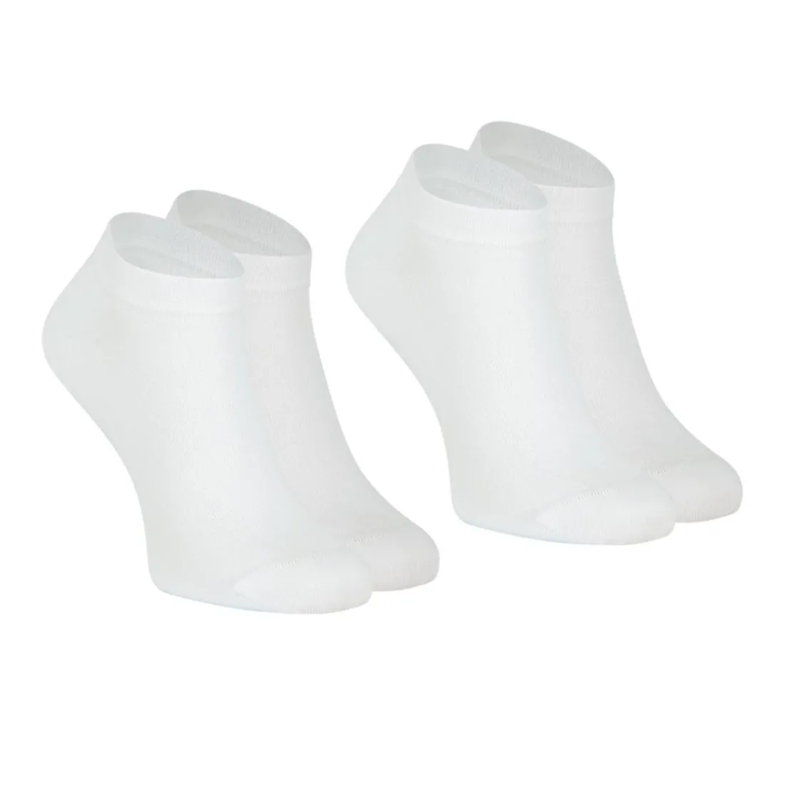 Lot de 2 paires de socquettes homme Coton Peigné Eminence blanc