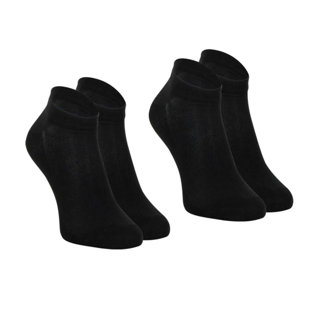 Lot de 2 paires de socquettes homme Coton Peigné Eminence noir