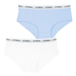 Lot de 2 shortys fille Coton Ultra Doux Athena multicolore