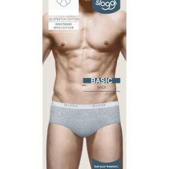 Lot de 3 slips - Gris en coton